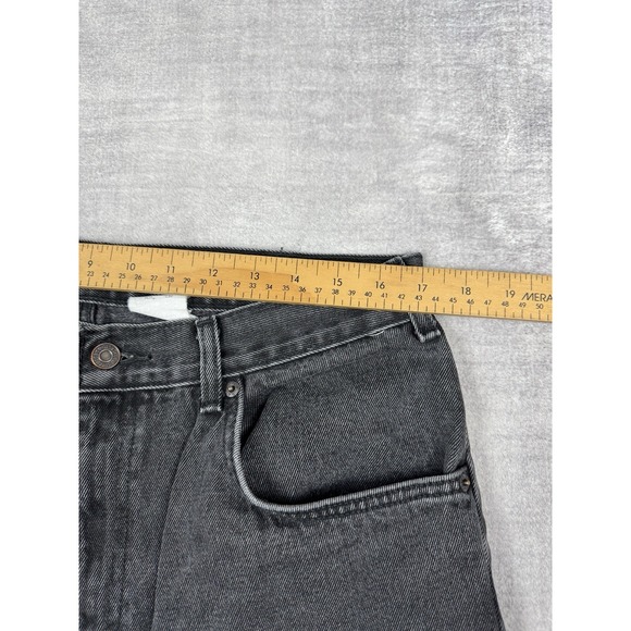 Levis Jeans Mens 36x30 Black Denim Orange Tab Dark Wash Vtg 634 Relaxed Straight - Picture 13 of 14